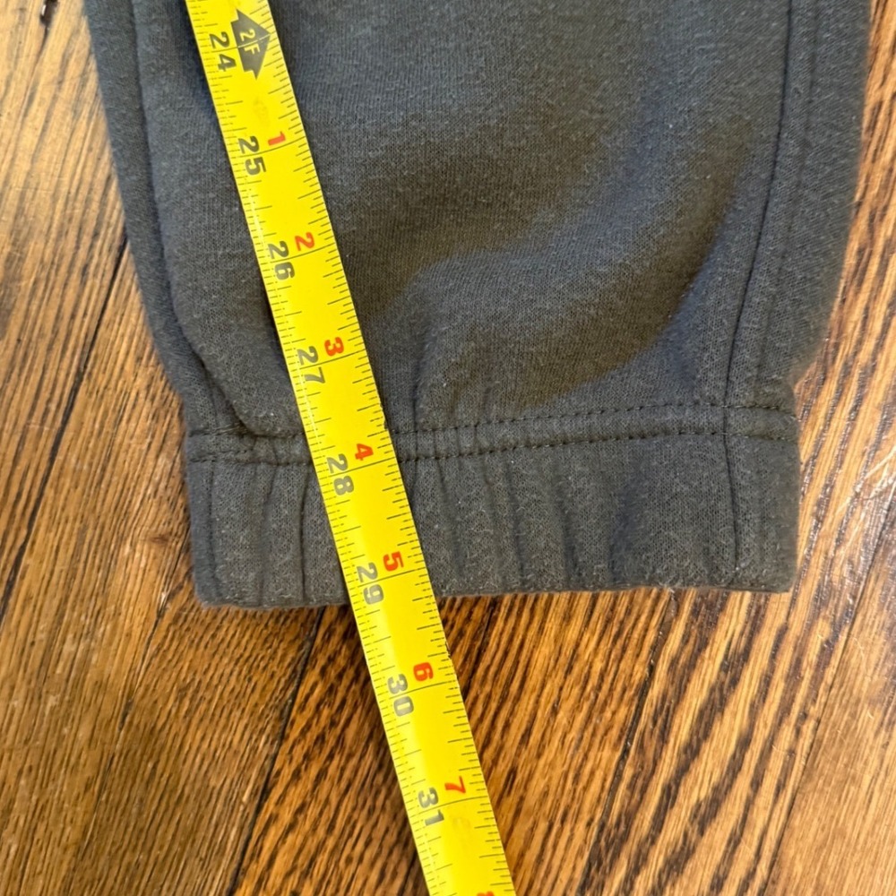 Weatherproof Vintage Mens Fleece Lined Joggers Olive Green Size Large Sweatpants - Picture 7 of 9